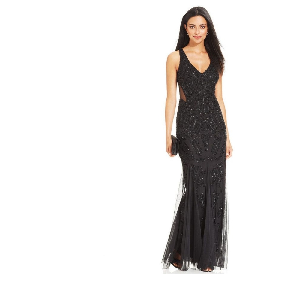 Adrianna Papell Beaded Gown
